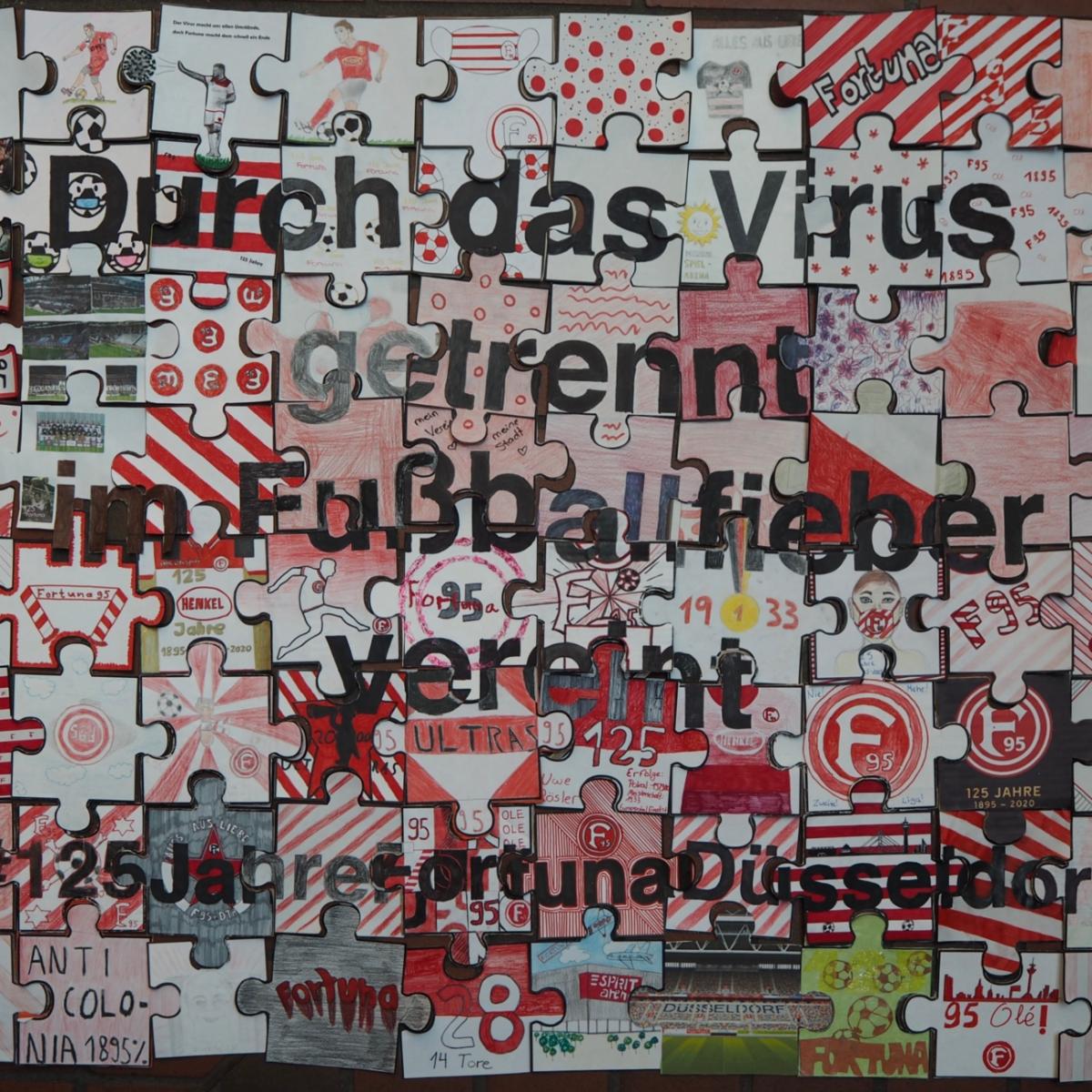 'Durch das Virus getrennt – im Fußballfieber vereint'