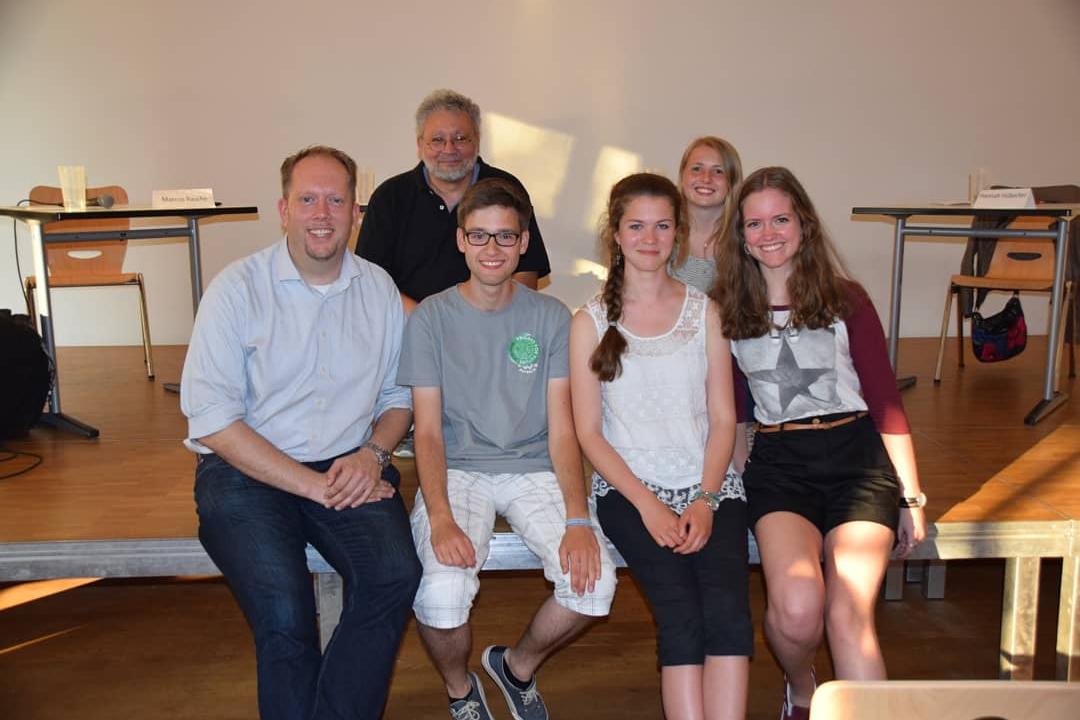 Die Teilnehmer/innen an der Diskussion