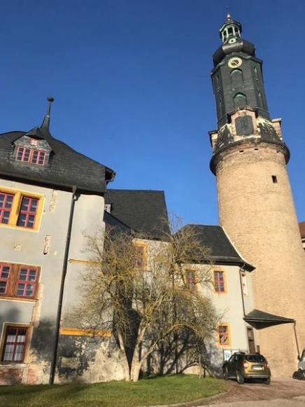 Seitenansicht des Weimarer Stadtschlosses