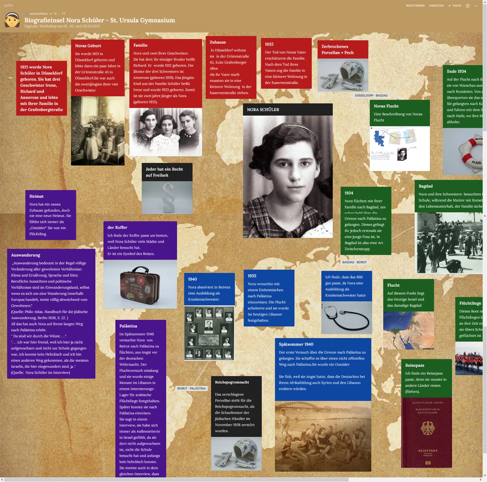 Biografie-Insel zu Nora Schüler