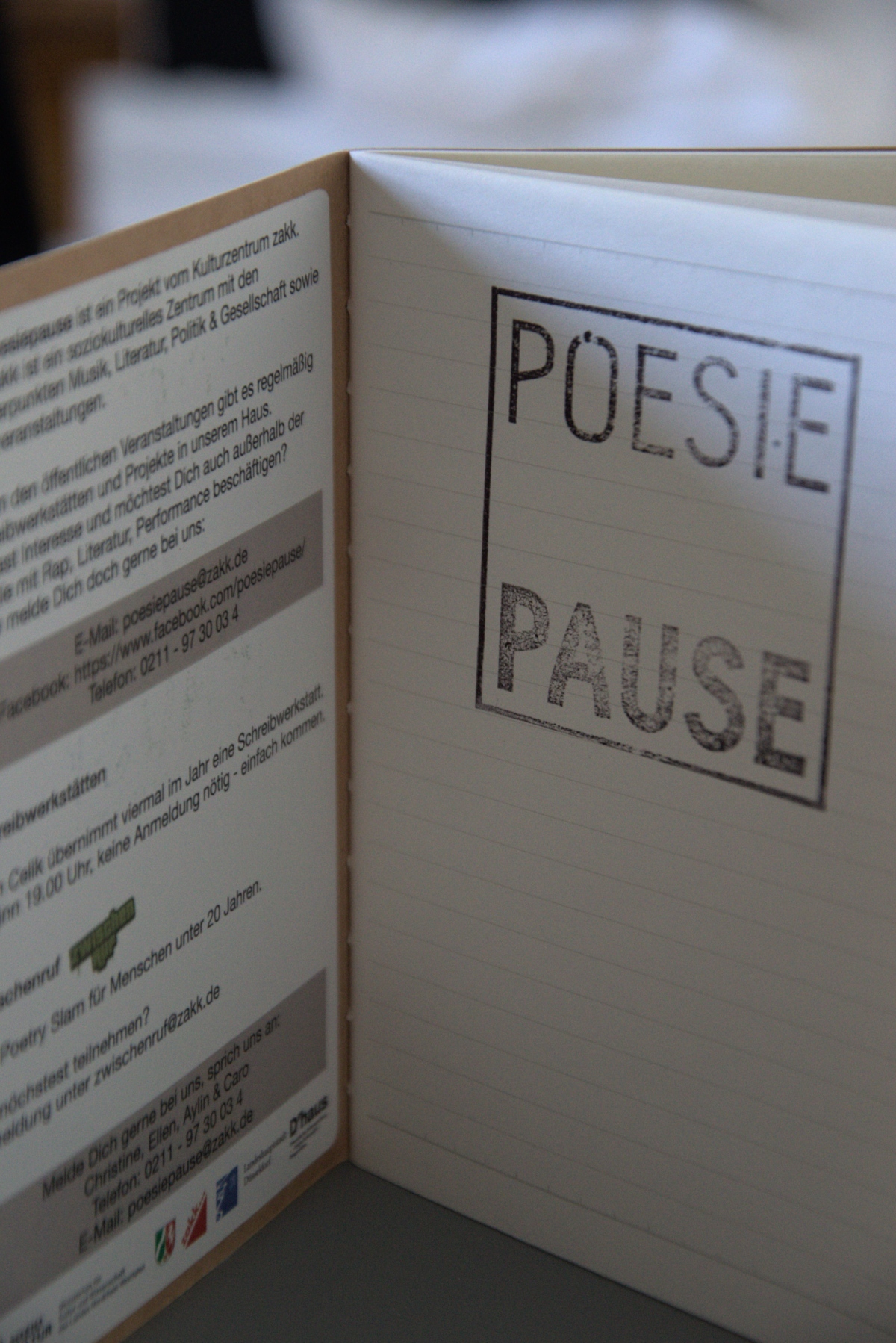 Das 'Poesiealbum' der Poesiepause