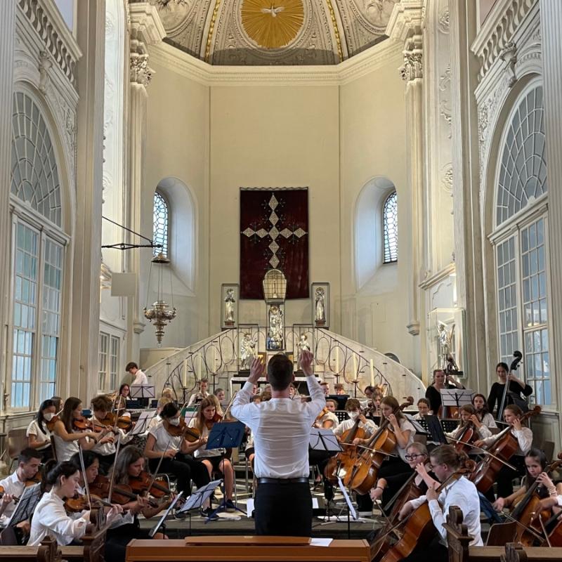 Benefizkonzert des Schulorchesters in St. Andreas