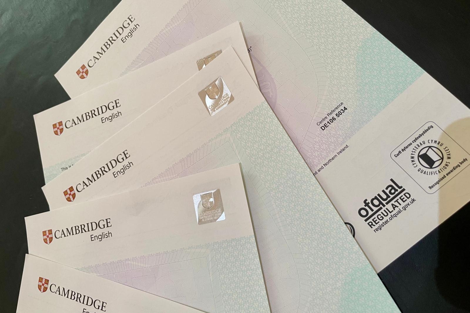 Certificates <br></br>