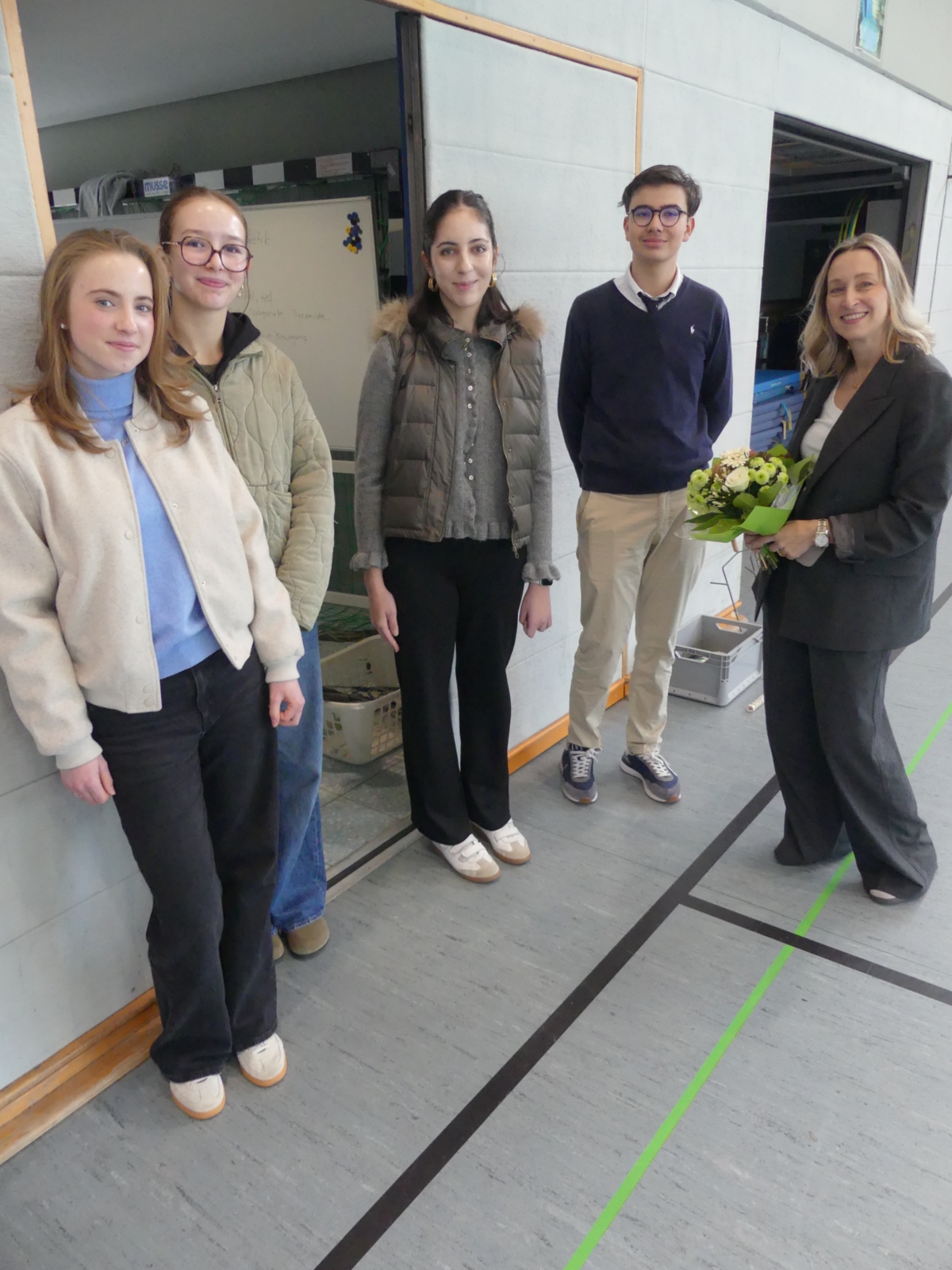 Besichtigung der Turnhallen