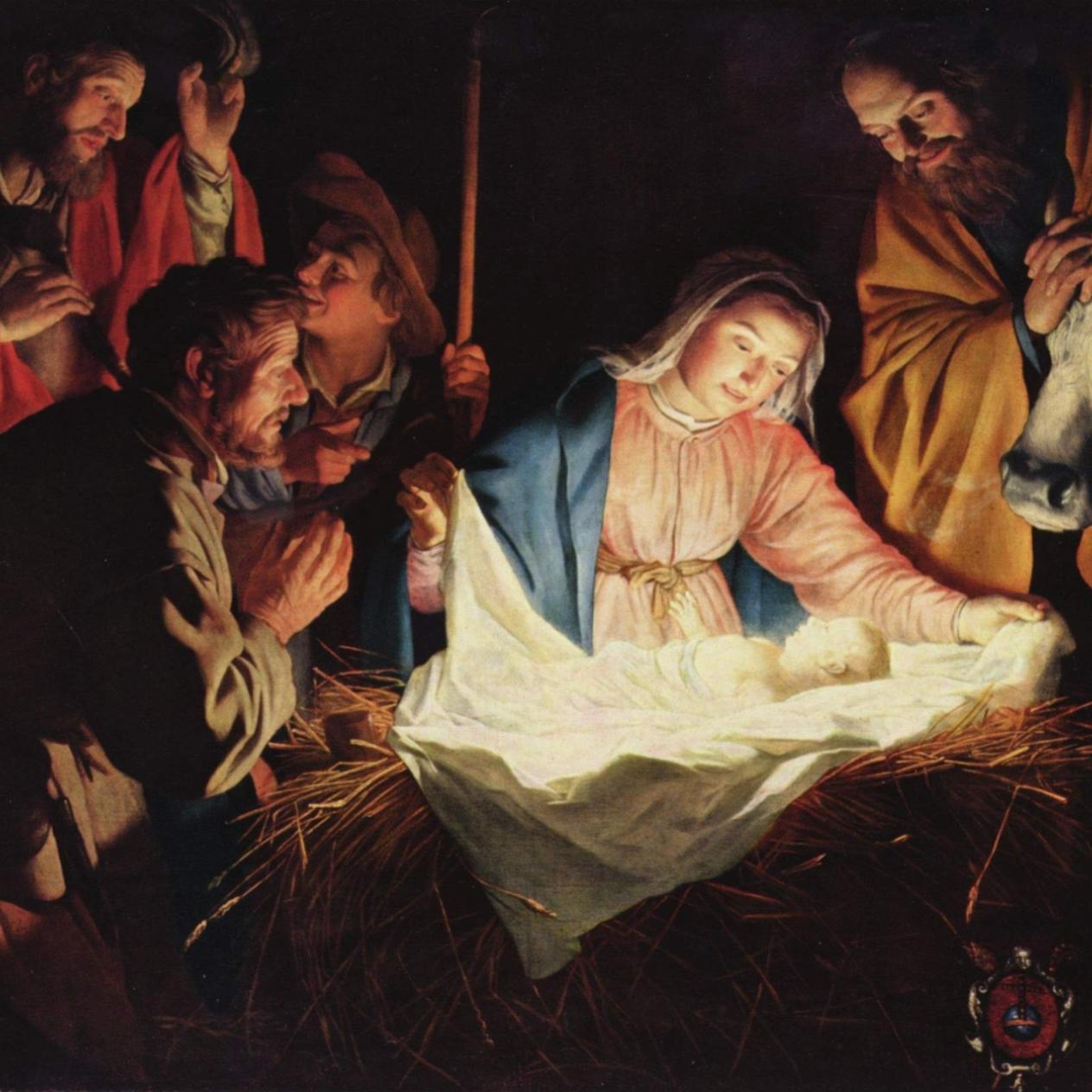 Weihnachtsgruß an die ganze Schulgemeinde (c) Gerard von Honthorst (1622), gemeinfrei Weihnachtsgruß an die ganze Schulgemeinde